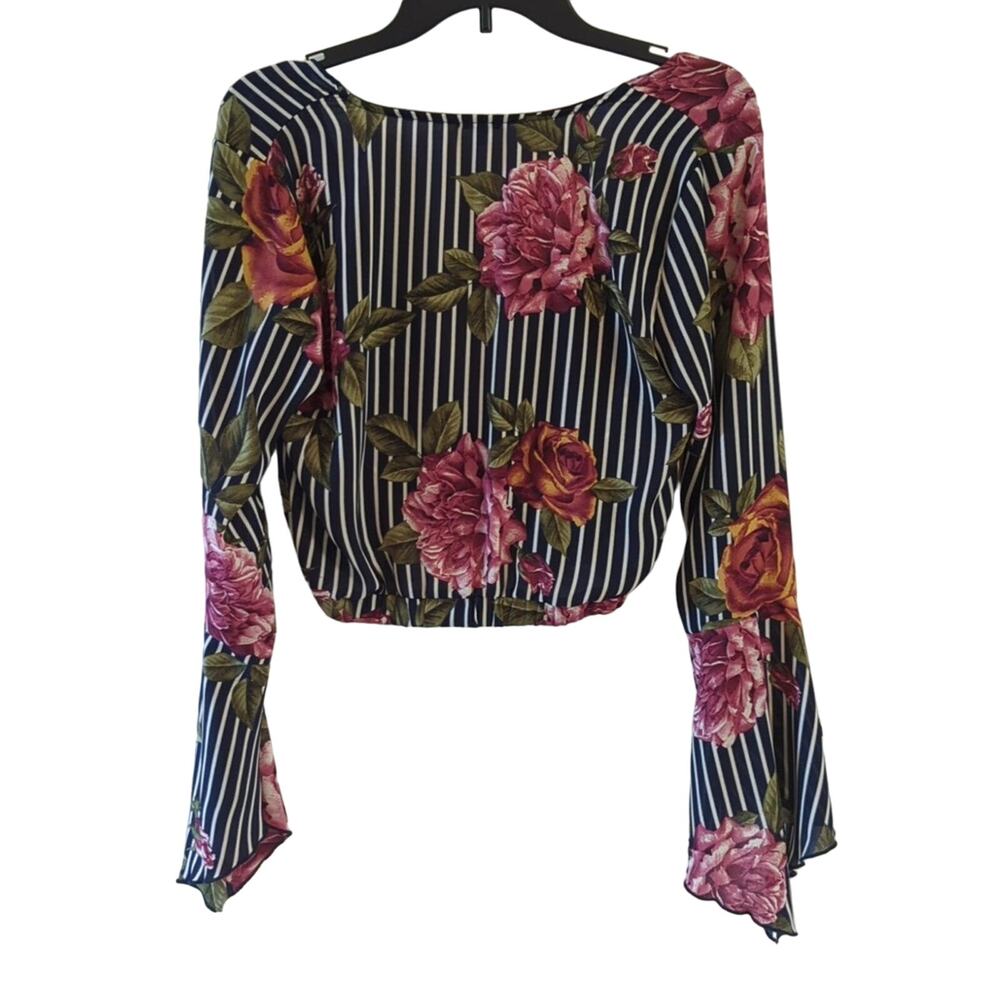 EUC Charlotte Russe Wrap Top, S - Picture 5 of 5
